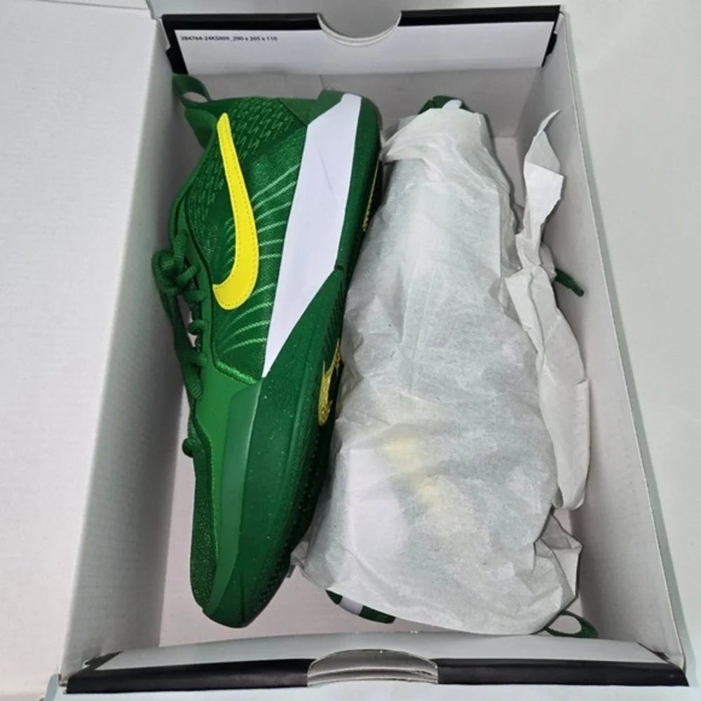 Nike Sabrina 2 OR GS Oregon Apple Green Yellow Strike‎ NIB HQ4515-300 4.5Y W6